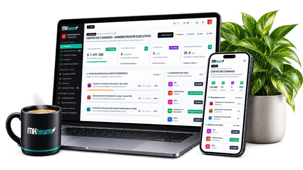 MKTeam Space - Toda tu operación conectada en un solo sistema
